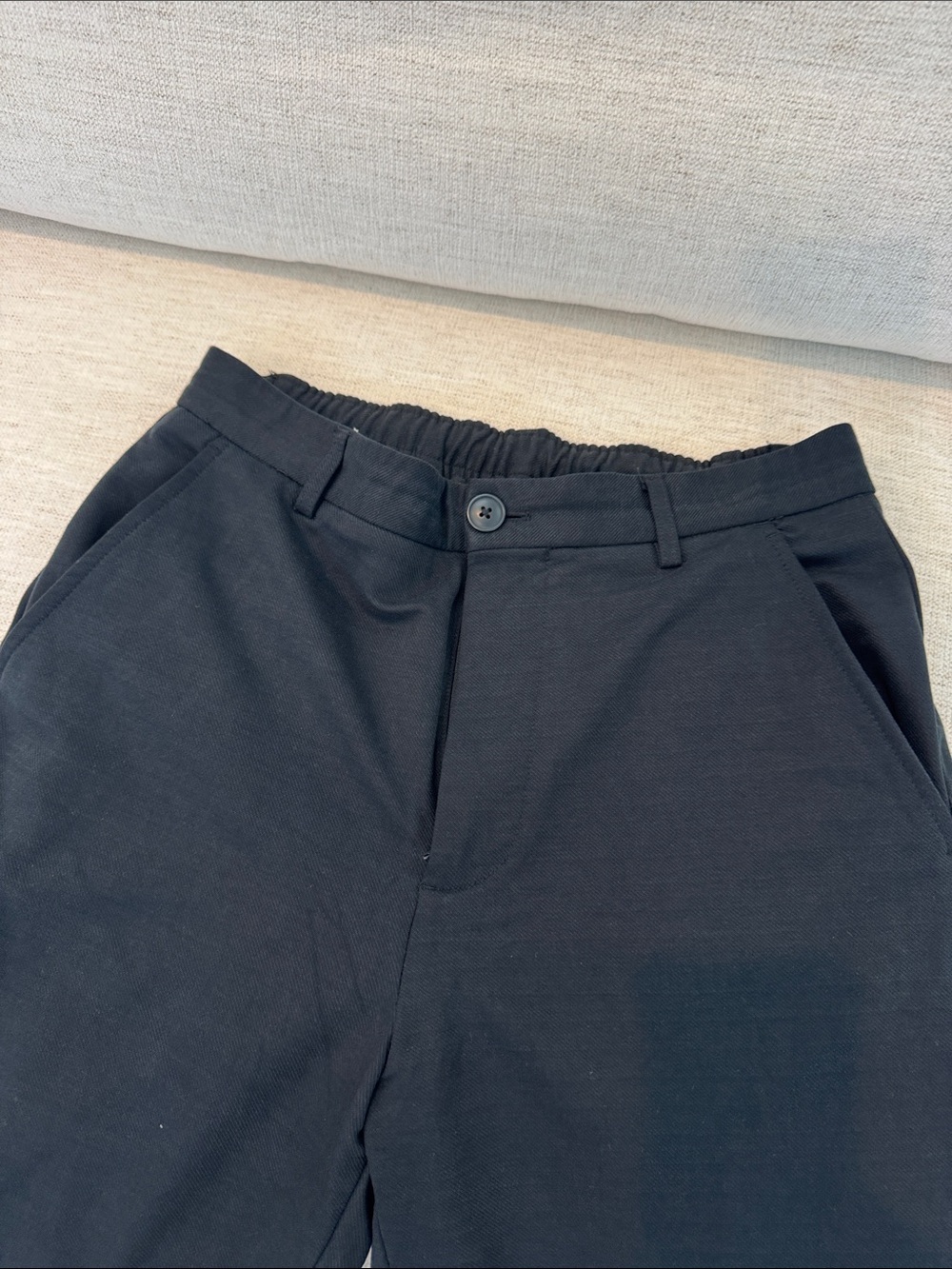 Zara Men's Black flowy wide leg pants